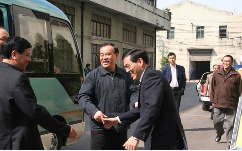 吕祖善省长来我集团公司调研，加快发展装备制造业