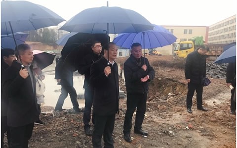 浦江县委书记程天云调研918博天堂建设项目
